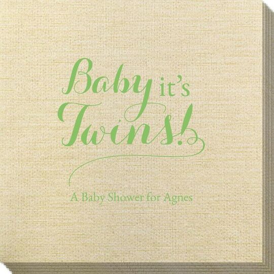 Baby It's Twins Bamboo Luxe Napkins